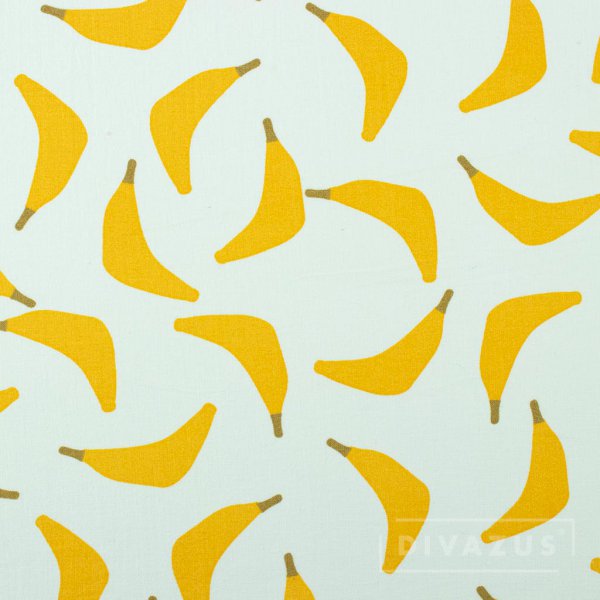 banana pattern fabric