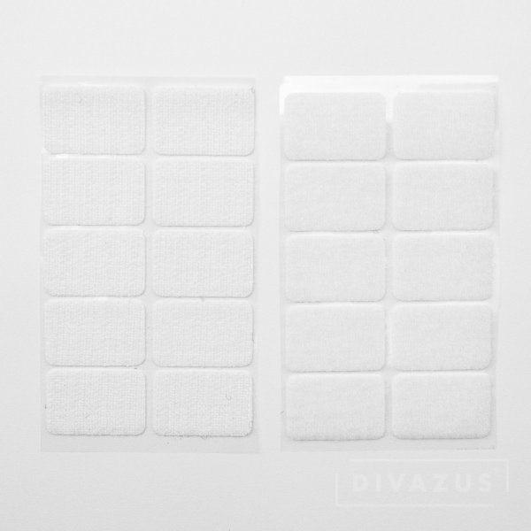 Velcro para coser blanco - 3 cms